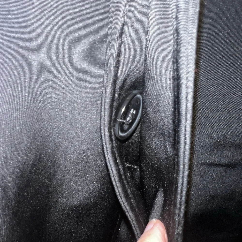 Ralph Lauren Trench OverCoat Mens Large Removable‎ Lining Rain Coat Black  Large